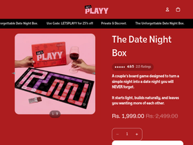 letsplayy.in homepage screenshot