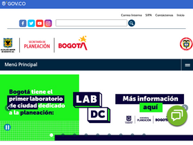 'sdp.gov.co' screenshot