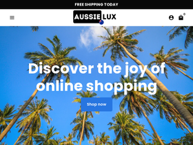 aussie-lux.com homepage screenshot