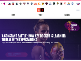 'womens.afl' screenshot