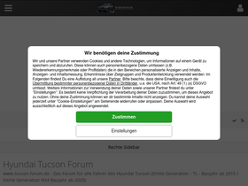 'tucson-forum.de' screenshot