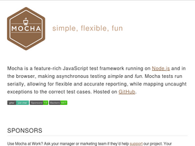 'mochajs.org' screenshot
