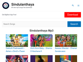 'sindulanthaya.com' screenshot