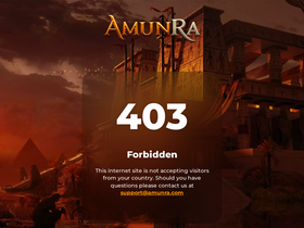 'amunra.com' screenshot