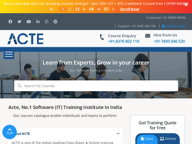 'acte.in' screenshot