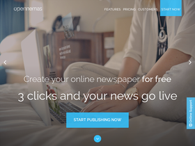 'opennemas.com' screenshot