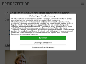 'breirezept.de' screenshot