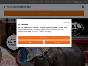 'worldanimalprotection.org' screenshot
