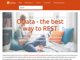 'odata.org' screenshot