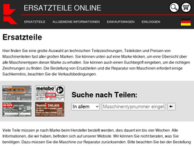 Image of BoschToolService website