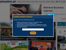 'skionline.pl' screenshot