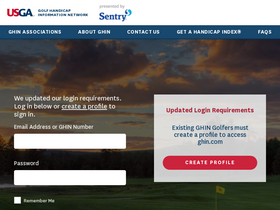 'ghin.com' screenshot