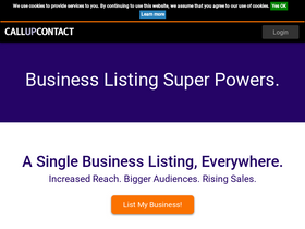 'callupcontact.com' screenshot