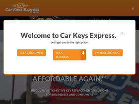 'carkeysexpress.com' screenshot
