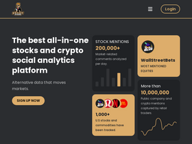 'swaggystocks.com' screenshot