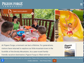 'mypigeonforge.com' screenshot