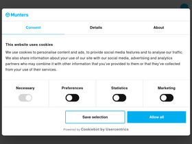 'munters.com' screenshot