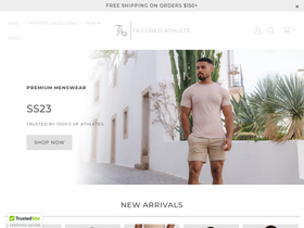 'tailoredathlete.com' screenshot