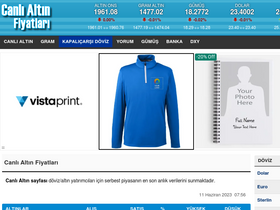 'canlialtinfiyatlari.com' screenshot