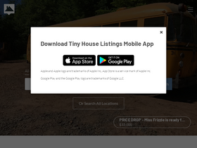 'tinyhouselistings.com' screenshot