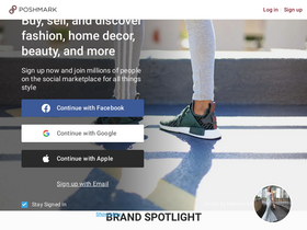 'poshmark.ca' screenshot