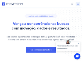 'conversion.com.br' screenshot