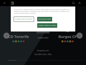 'burgoscf.es' screenshot