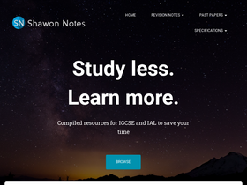 'shawonnotes.com' screenshot