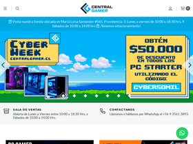 'centralgamer.cl' screenshot