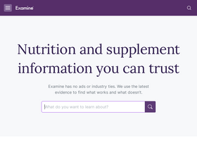 'examine.com' screenshot