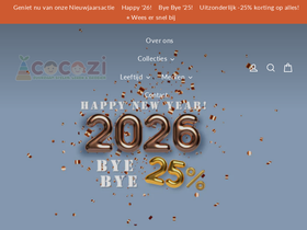 Cocozi homepage screenshot