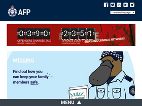 'afp.gov.au' screenshot