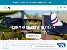 'stance.com' screenshot