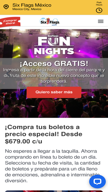 sixflags.com.mx