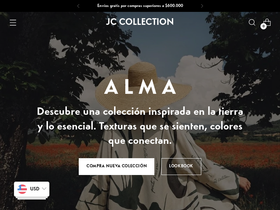 jccollection.co homepage screenshot