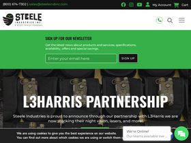'steeleindustries.com' screenshot