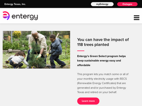 'entergy-texas.com' screenshot