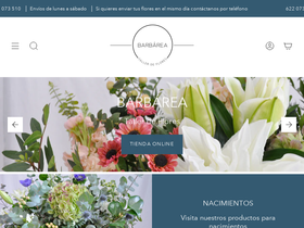barbareaflores.com homepage screenshot