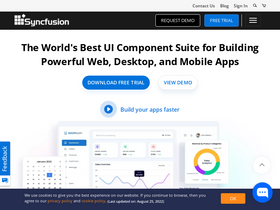 'syncfusion.com' screenshot