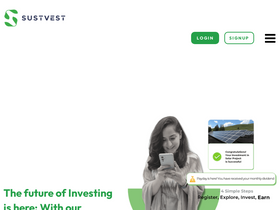 'sustvest.com' screenshot