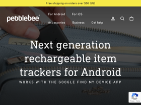 'pebblebee.com' screenshot