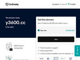 'y3600.cc' screenshot