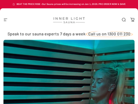 Inner Light Sauna website screenshot
