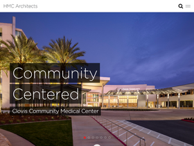 'hmcarchitects.com' screenshot