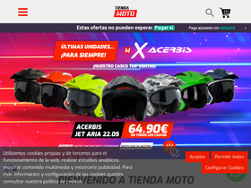 'tienda-moto.com' screenshot