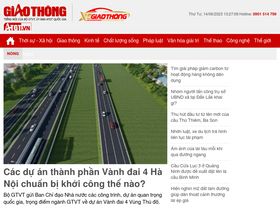 'baogiaothong.vn' screenshot