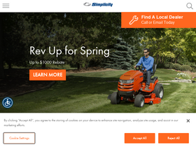 'simplicitymfg.com' screenshot