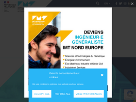 'imt-nord-europe.fr' screenshot