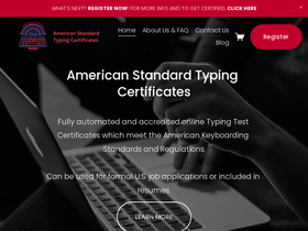 americanstandardtypingcertificates.com
