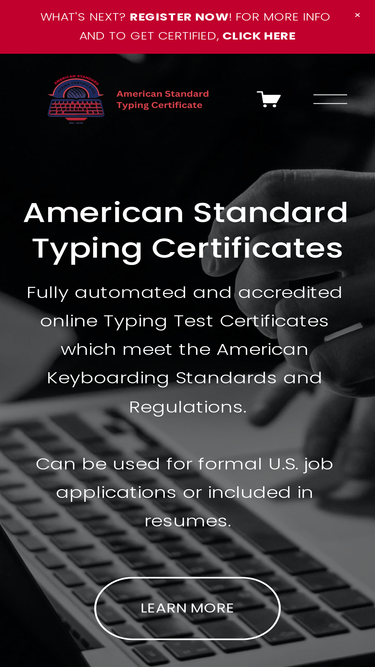 americanstandardtypingcertificates.com